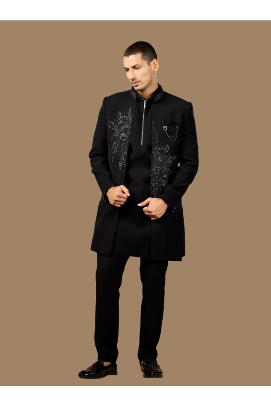 BLACK OPEN INDOWESTERN 